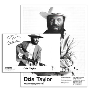 Otis Taylor Autographed Photo 2-Pack