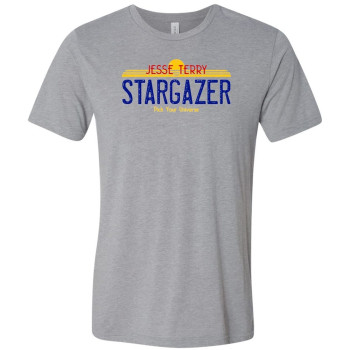 Stargazer License Plate Tri-Blend T-shirt 