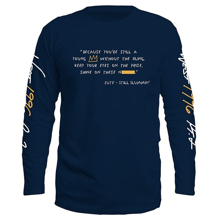 Lute Long Sleeve Tour T, Navy
