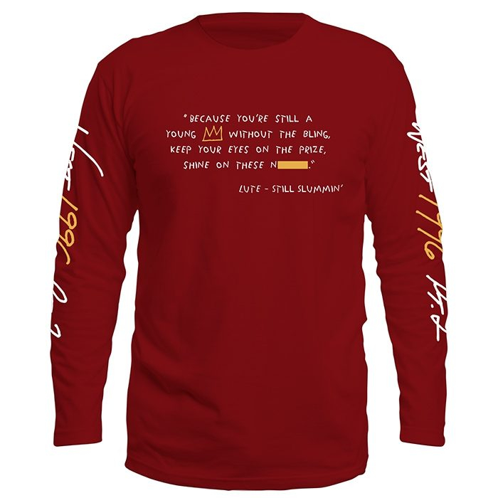Lute Long Sleeve Tour T, Red