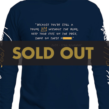 Lute Long Sleeve Tour T, Navy