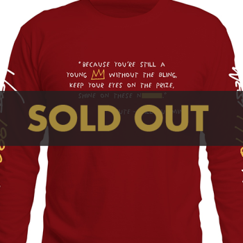 Lute Long Sleeve Tour T, Red