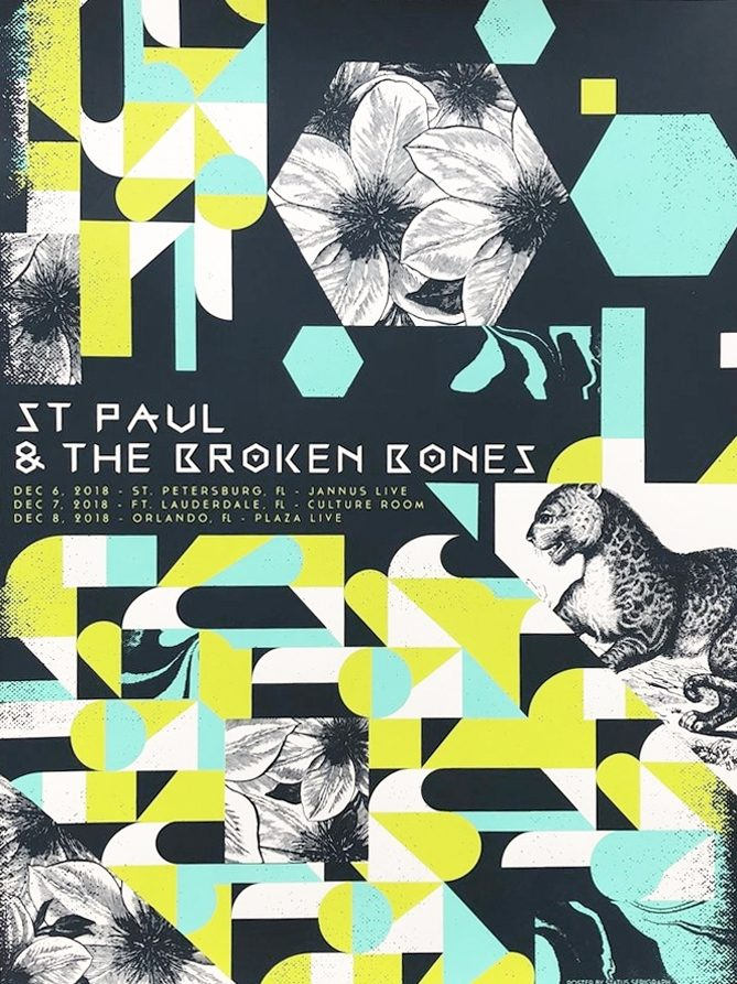 POSTER - St. Paul & the Broken Bones - Florida - Dec 2018