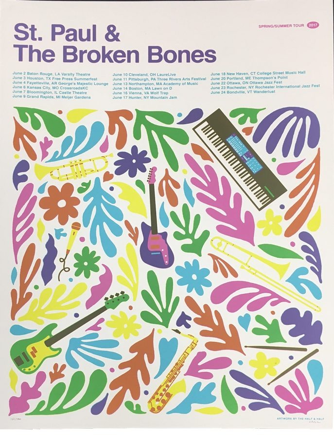 Poster - St. Paul & the Broken Bones Spring Summer 2017