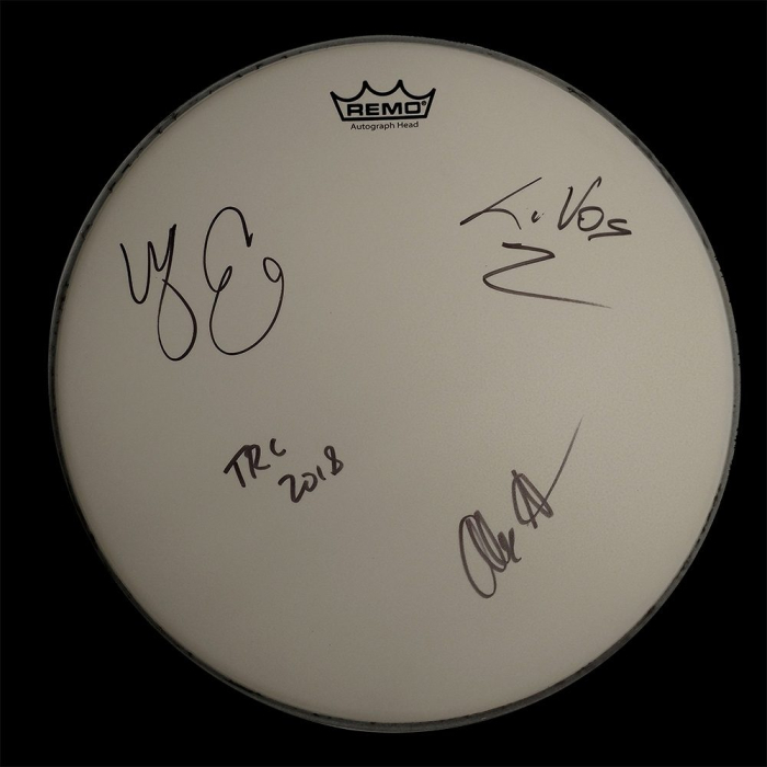 The Record Company Autographed Drumhead